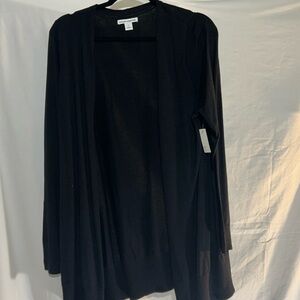 Amazon essentials black cardigan xl